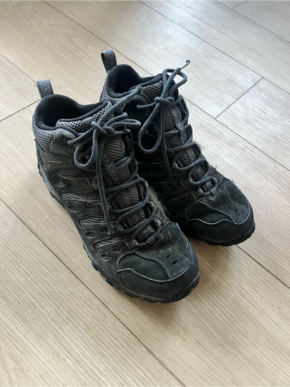 Merrell Men's Dark Gray Trail Hiking Boots